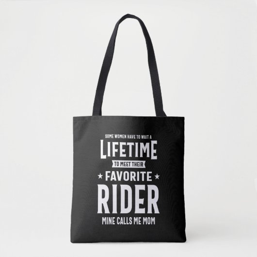 Stolze Mama eines Phantastischen Fahrers Tasche (Vorderseite)