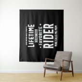 Stolze Mama eines Phantastischen Fahrers Wandteppich (Beispiel)