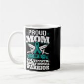 Stolze Mama eines polyzystischen Nierenfunktionsst Kaffeetasse (Links)