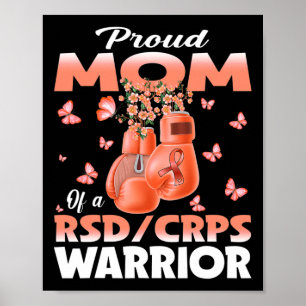 Stolze Mama eines Rsd-Crps-Krieger-Sensibilisierun Poster