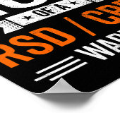 Stolze Mama eines Rsd-Crps-Krieger-Überlebenschanc Poster (Ecke)