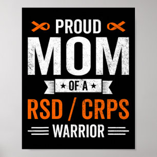 Stolze Mama eines Rsd-Crps-Krieger-Überlebenschanc Poster