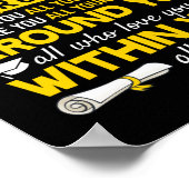 Stolze Mama eines Senior Graduate Senior Senior 22 Poster (Ecke)