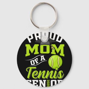 Stolze Mama eines Tennis Senior CL of 2025 Abschlu Schlüsselanhänger