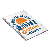 Stolze Mama eines Water Polo Senior 2024 Notizblock (Rechte Seite)