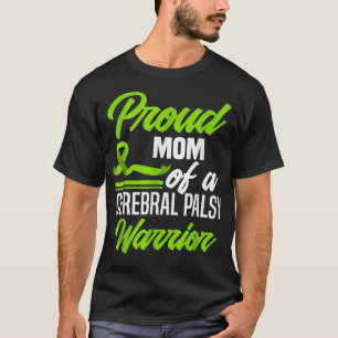 Stolze Mama eines zerebralen Palsy-Kriegers T-Shirt