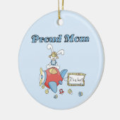 Stolze Mama Flugzeug Es ist ein Junge Geschenke Keramik Ornament (Links)