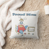 Stolze Mama Flugzeug Es ist ein Junge Geschenke Kissen (Decke)