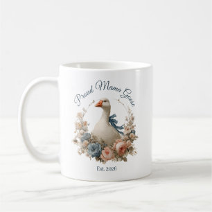 Stolze Mama-Gans Floral Est Jahr Muttergeschenk Kaffeetasse