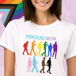 Stolze MAMA Gay Pride LGBTQIA+BIPOC Silhouette T-Shirt
