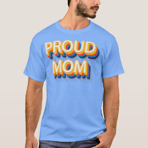 Stolze Mama Gay Pride Retro Vintage LGBT T-Shirt