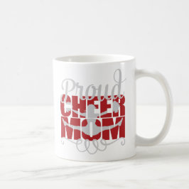 Stolze Mama in Rot Kaffeetasse