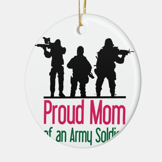 Stolze Mama Keramik Ornament (Links)