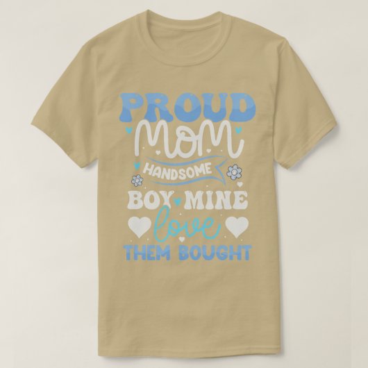 Stolze Mama macht Jungen aus meiner Liebe beide T-Shirt (Design vorne)