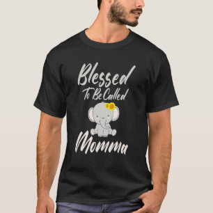 Stolze Mama Mütter Tag gesegnet, als Momma genannt T-Shirt
