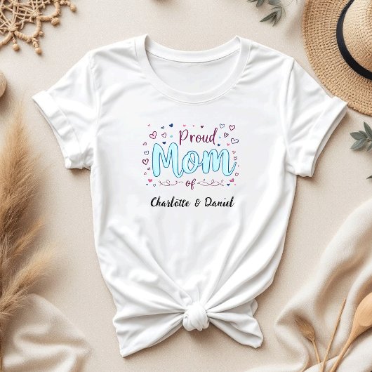 Stolze Mama | Muttertag Personalisiert T-Shirt