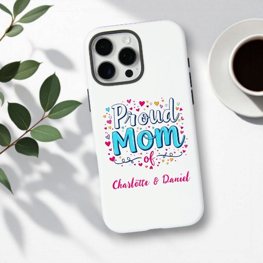 Stolze Mama | Niedlicher Personalisierter Mutterta Case-Mate iPhone Hülle