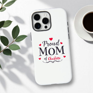Stolze Mama   Niedlicher Personalisierter Mutterta iPhone 16 Pro Max Hülle