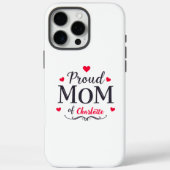 Stolze Mama | Niedlicher Personalisierter Mutterta Case-Mate iPhone Hülle (Rückseite)