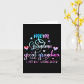 Stolze Mama Oma Große Oma ich gerade Behalten Gett Karte (Gelbe Blume)