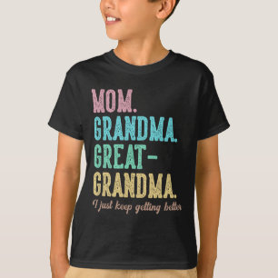 Stolze Mama Oma Große Oma ich gerade Behalten Gett T-Shirt
