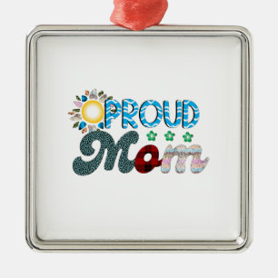 Stolze Mama Ornament Aus Metall
