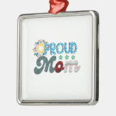 Stolze Mama Ornament Aus Metall (Links)
