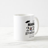 Stolze Mama personalisiertes Abschlusshemd Kaffeetasse (VorderseiteRechts)
