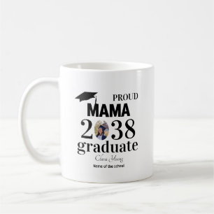 Stolze Mama personalisiertes Abschlusshemd Kaffeetasse