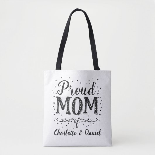 Stolze Mama | Personalisiertes Geschenk für Mama | Tasche (Vorderseite)