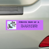 STOLZE MAMA VON A, TÄNZER AUTOAUFKLEBER (Auf Auto)