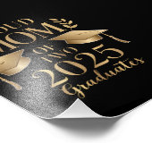 Stolze Mama von zwei 2025 Graduate Twins Fotodruck (Ecke)