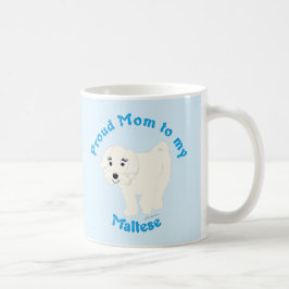 Stolze Mama zu meinem maltesischen Kaffeetasse