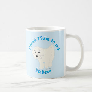 Stolze Mama zu meinem maltesischen Kaffeetasse
