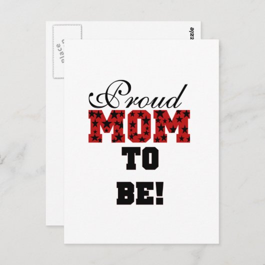 Stolze Mama zu Tshirts und Geschenken Postkarte (Vorne/Hinten)