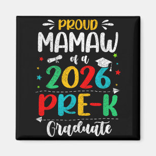 Stolze Mamaw eines 2026 Pre-K-Absolventen Jungen M Magnet