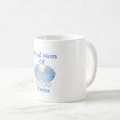 Stolze Mamma der Doppeljungen, Kaffee-Tasse! Kaffeetasse (VorderseiteRechts)