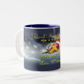 Stolze Marine-Freundin Zweifarbige Tasse (Vorderseite Links)