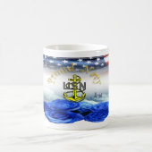Stolze Marine-Tante Coffee Mug Kaffeetasse (Mittel)