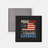 Stolze Mega-Müll Trump-Anhänger 1  Magnet (Vorderseite/Rückseite)