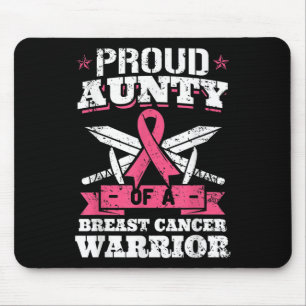 Stolze Menge Brustkrebs Krieger rosa Auswarenen Mousepad