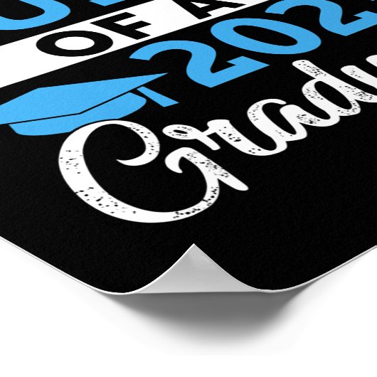 Stolze Menge einer Klasse von 2023 Graduate Matchi Poster (Ecke)