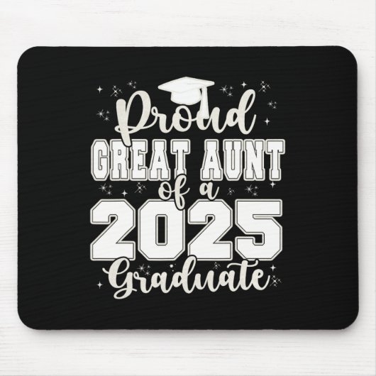 Stolze Menge eines 2025 Absolventen Prom Senior Gr Mousepad (Vorne)