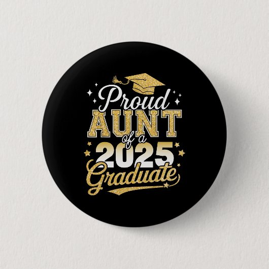 Stolze Menge eines Cl von 2025 Graduate Senior Gra Button (Vorderseite)