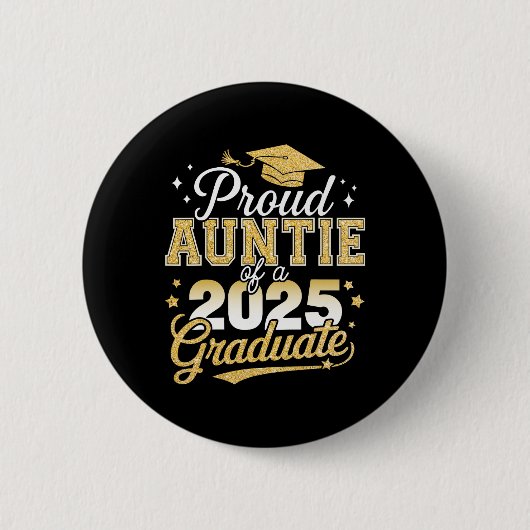 Stolze Menge eines Cl von 2025 Graduate Senior Gra Button (Vorderseite)