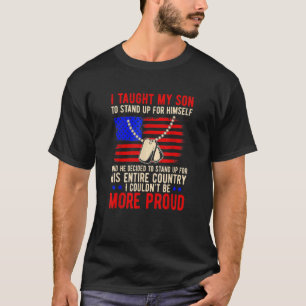 Stolze militärische Mama amp Vater ich meinem Sohn T-Shirt
