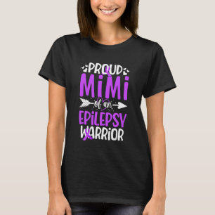 Stolze Mimi eines Epilepsie-Kriegers Mimi Epilepsi T-Shirt