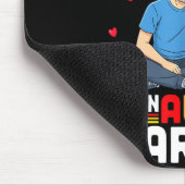 Stolze Mohnblume-Autismus-Bewusstsein Krieger Unte Mousepad (Ecke)