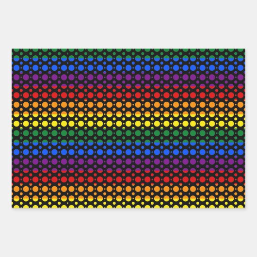 Stolze Muster Geschenkpapier Set (Vorderseite 3)