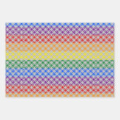 Stolze Muster Geschenkpapier Set (Vorderseite)